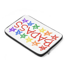BADASS with rainbow stars - Laptop Sleeve