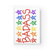 BADASS with rainbow stars - Blank Journal