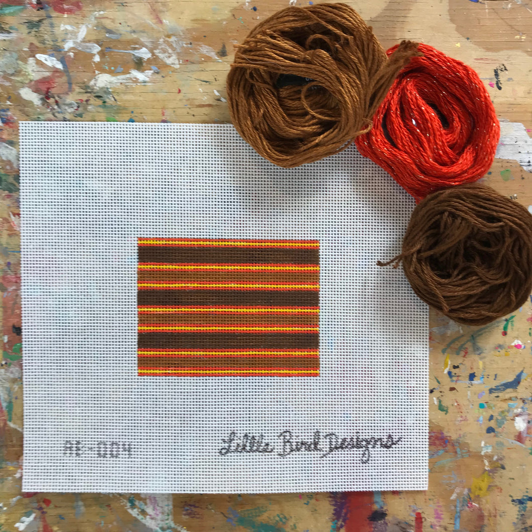 AB-004 Brown, orange, and yellow stripes