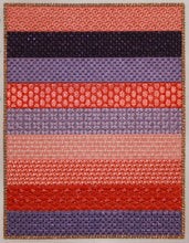CS-002 Purple and coral stripes