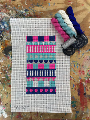Kit for EG-037 Pink, blue, and silver circus shapes