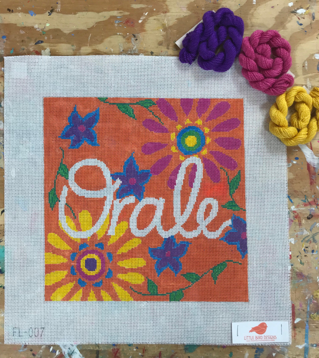 FL-007 Orale with flowers