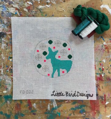 RO-002 Teal and pink deer