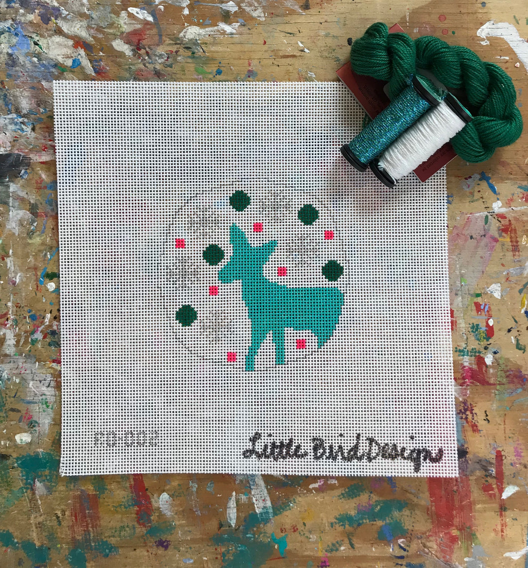 RO-002 Teal and pink deer