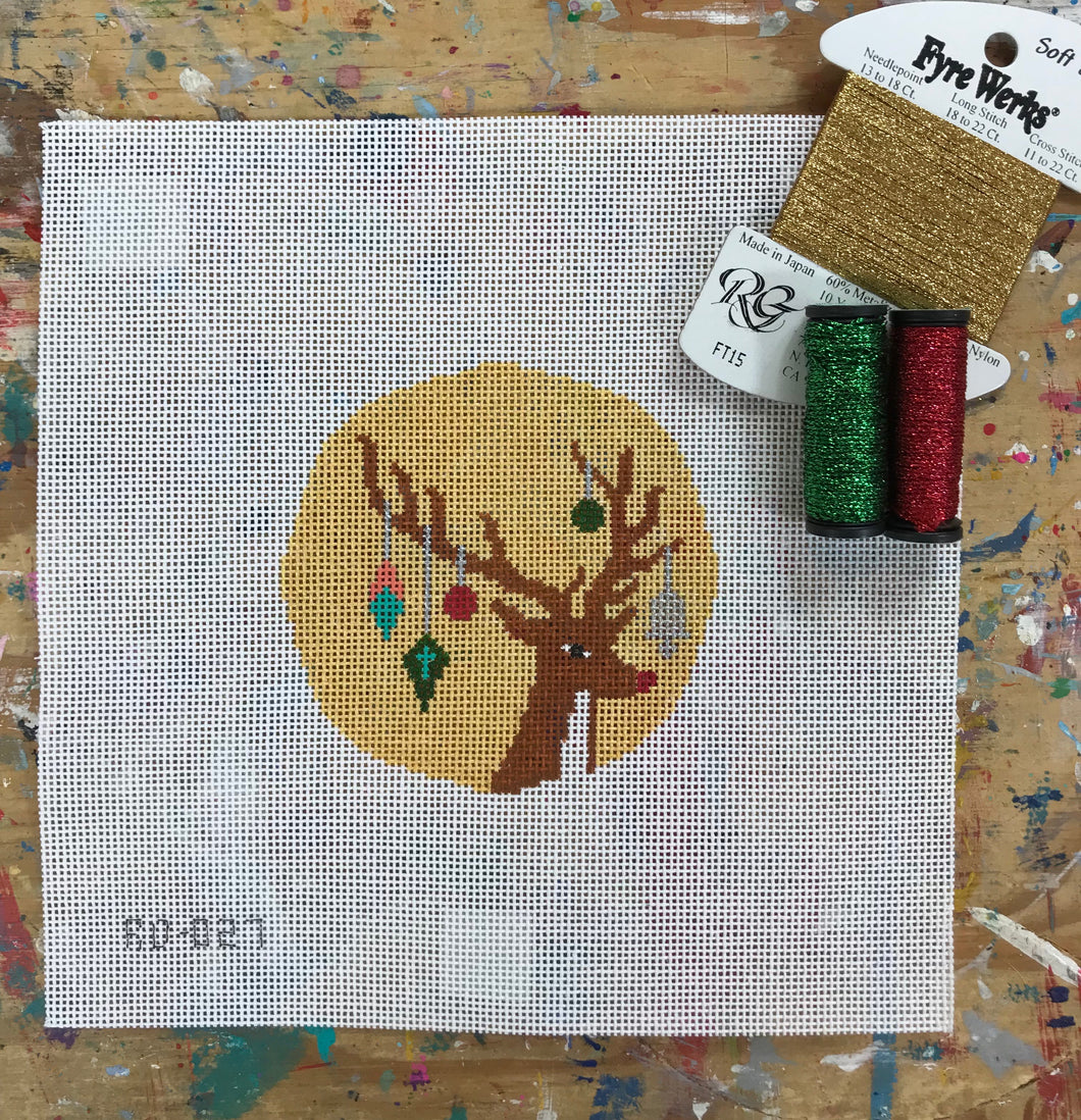 RO-027 Mid-century modern deer