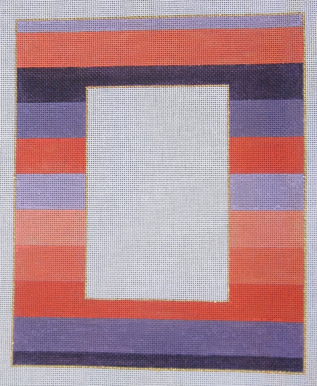4x6-002 Purple and coral stripe