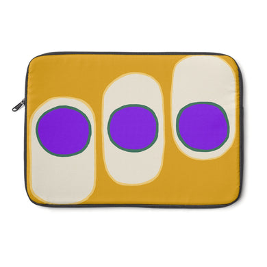 Three purple circles - Laptop Sleeve